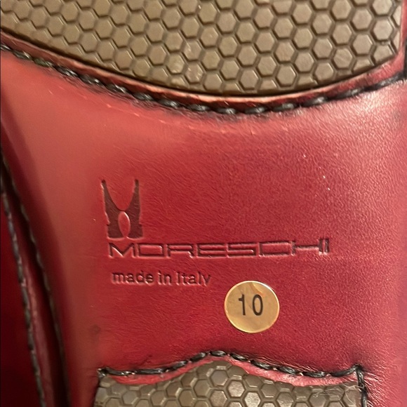 Moreschi Dark Red Leather Loafers Slip-On main image 8
